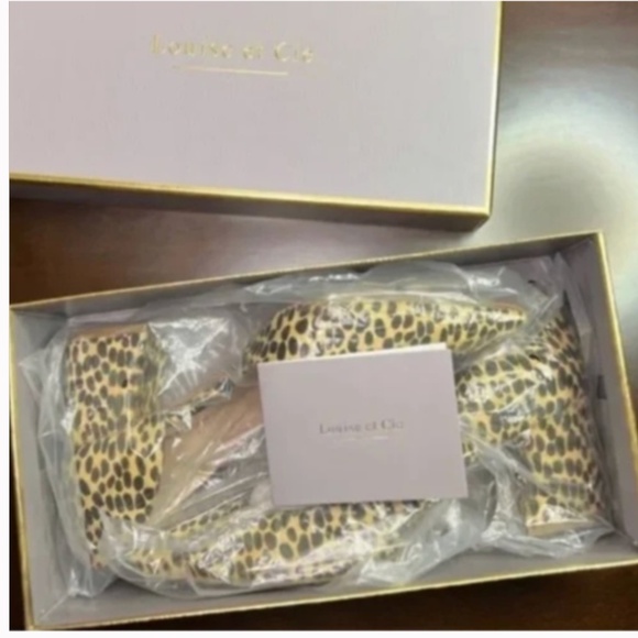 Louise et Cie Jolon3 Animal-Print Flared-Heel Pump - Picture 2 of 9